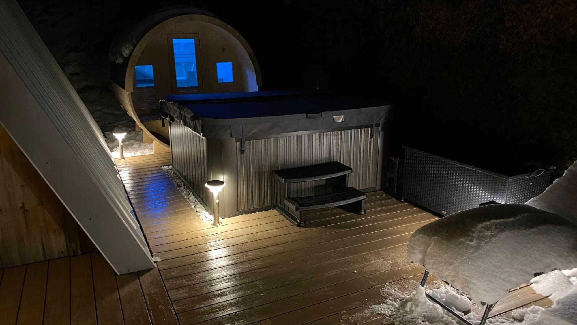 Au-Doux-Altic Chalet Romantique Avec Jacuzzi Et Sauna Metabief Exterior photo